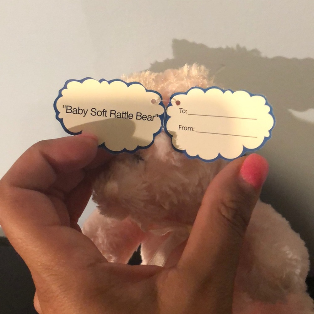 Baby Soft Rattle Bear - Picture 3 of 5